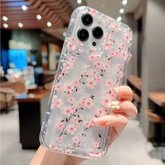⚠️Clearance💕iPhone 14/Pro/Pro Max Pink Floral Phone Case - Picture 3 of 3